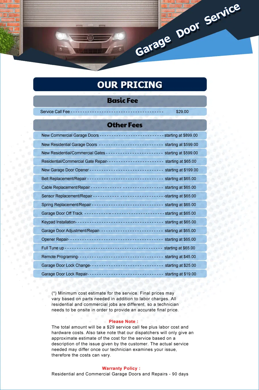 Eagle Garage Door Service Magnolia, NJ 856-559-4261